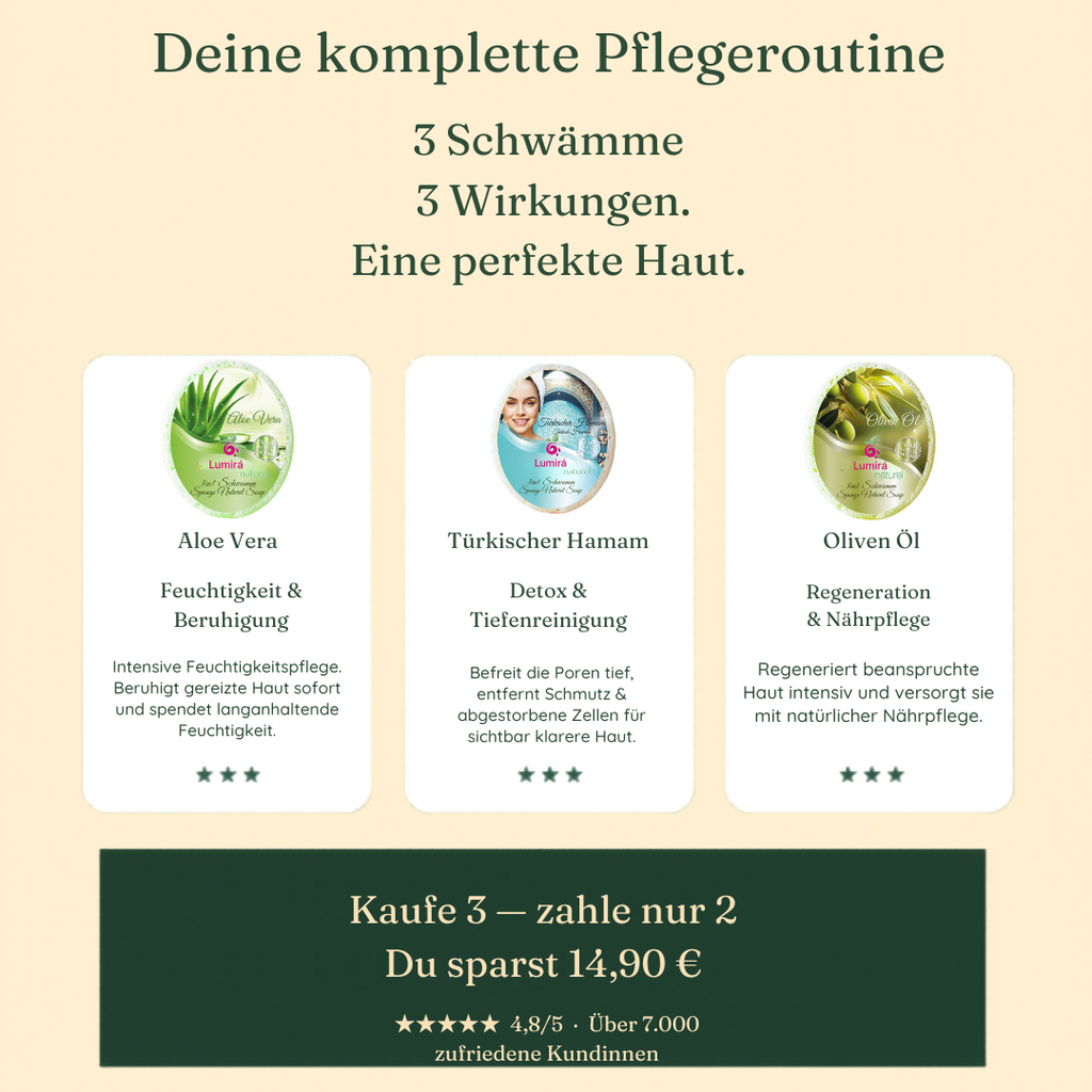 Hamam-Schwamm · Tiefenreinigung & Spa-Gefühl