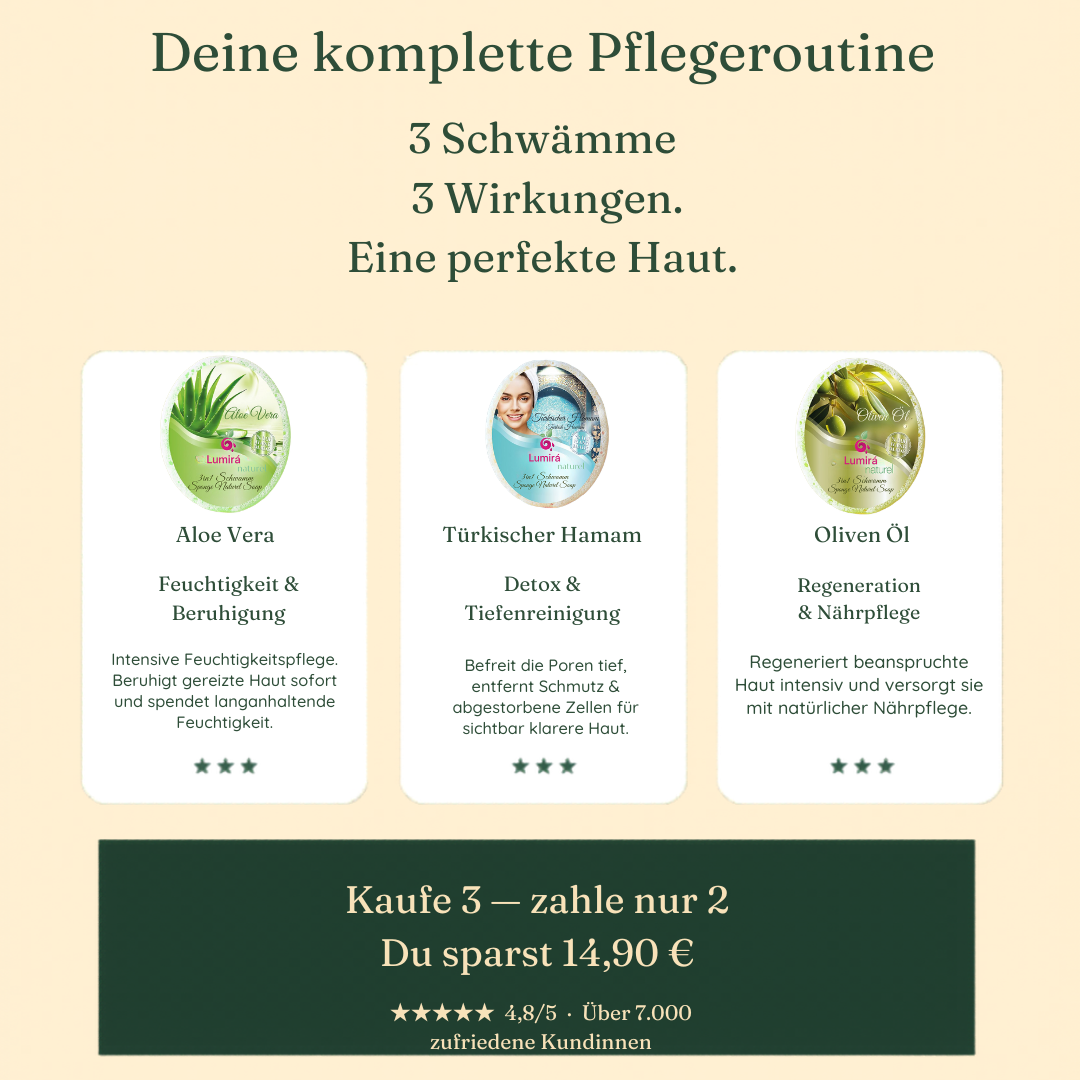 Hamam-Schwamm · Tiefenreinigung & Spa-Gefühl
