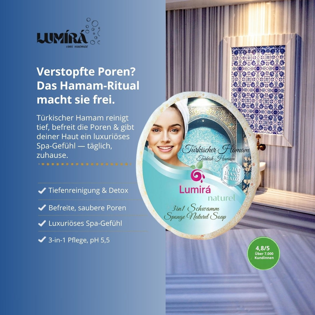 Hamam-Schwamm · Tiefenreinigung & Spa-Gefühl