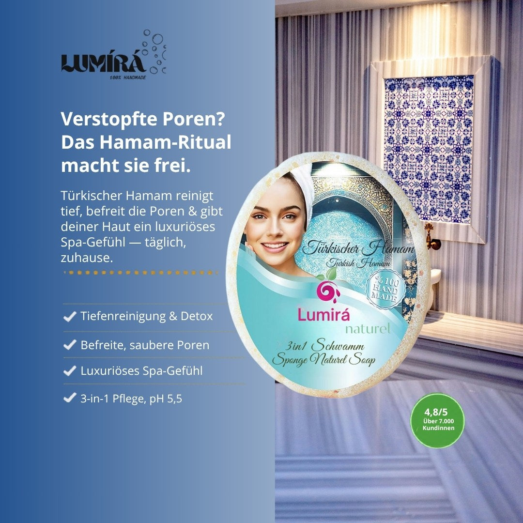 Hamam-Schwamm · Tiefenreinigung & Spa-Gefühl